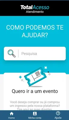 Total Acesso - Ingressos android App screenshot 1